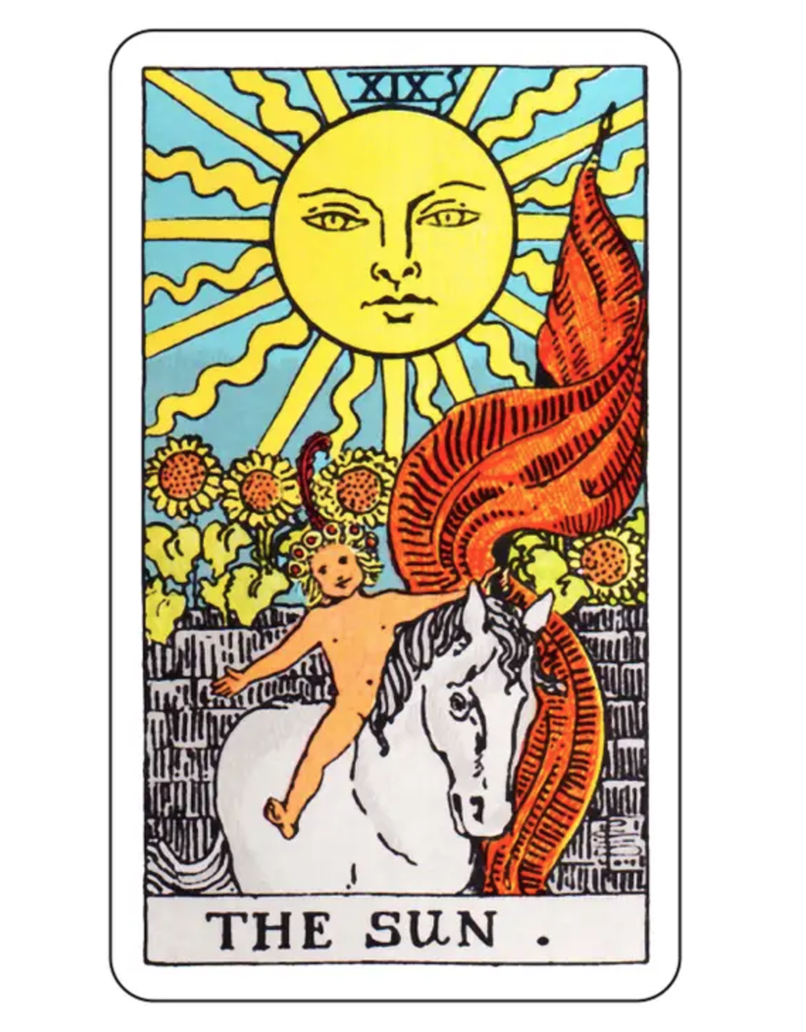 The Sun Tarot Sticker
