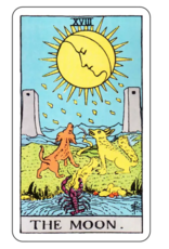The Moon Tarot Sticker