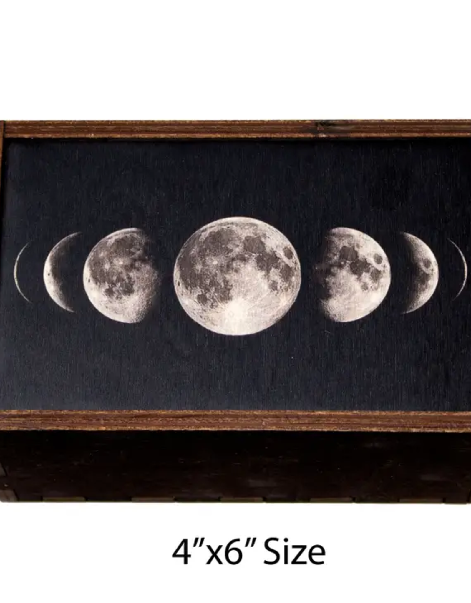 *Moon Phases Full Color Tarot Card Box: 4"x6"