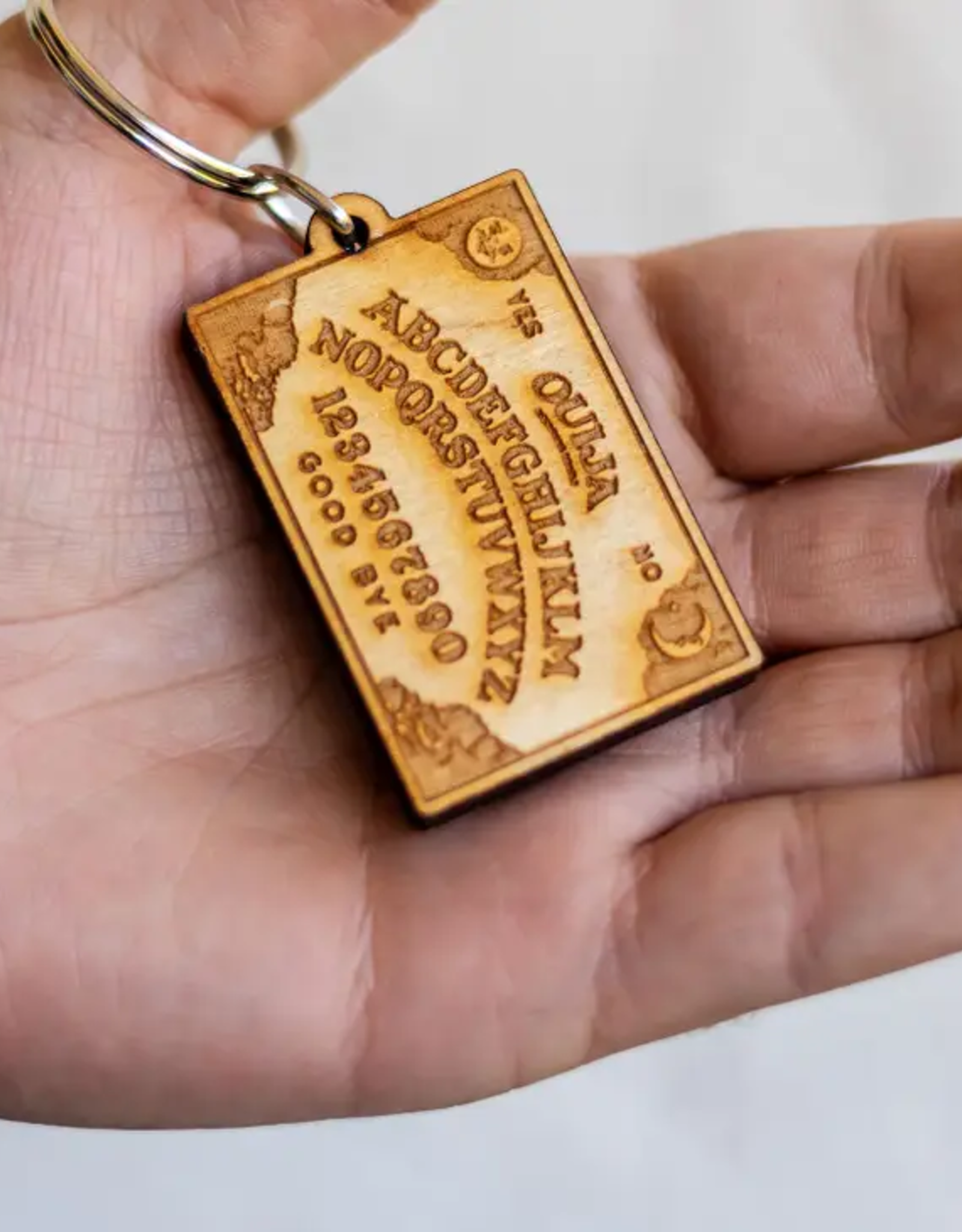 Most Amazing Ouija Board Wooden Keychain