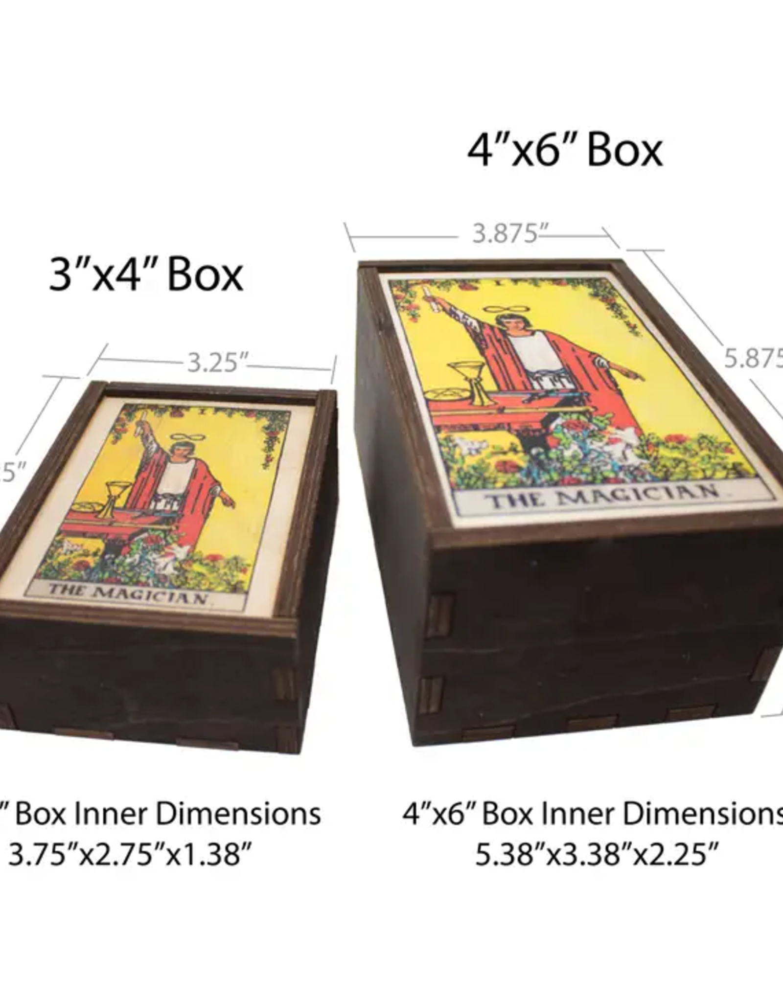 *Tarot - 1 - The Magician Full Color Box: 4"x6"