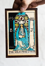 *Tarot - 2 - The High Priestess Full Color Box: 4"x6"
