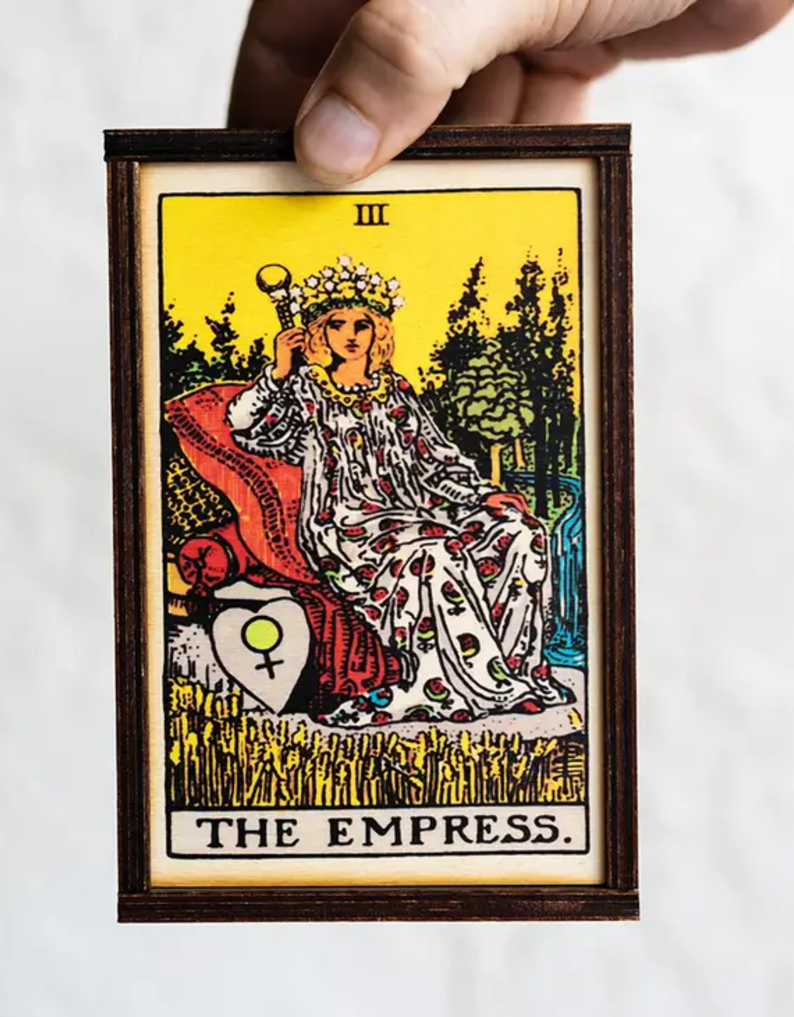 *Tarot - 3 - The Empress Full Color Box: 4"x6"