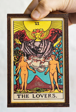 *Tarot - 6 - The Lovers Full Color Box: 4"x6"
