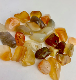 Yellow Carnelian Tumbled | 7-15MM | South Africa