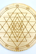 Sri Yantra Crystal Grid Sri Yantra Crystal Grid