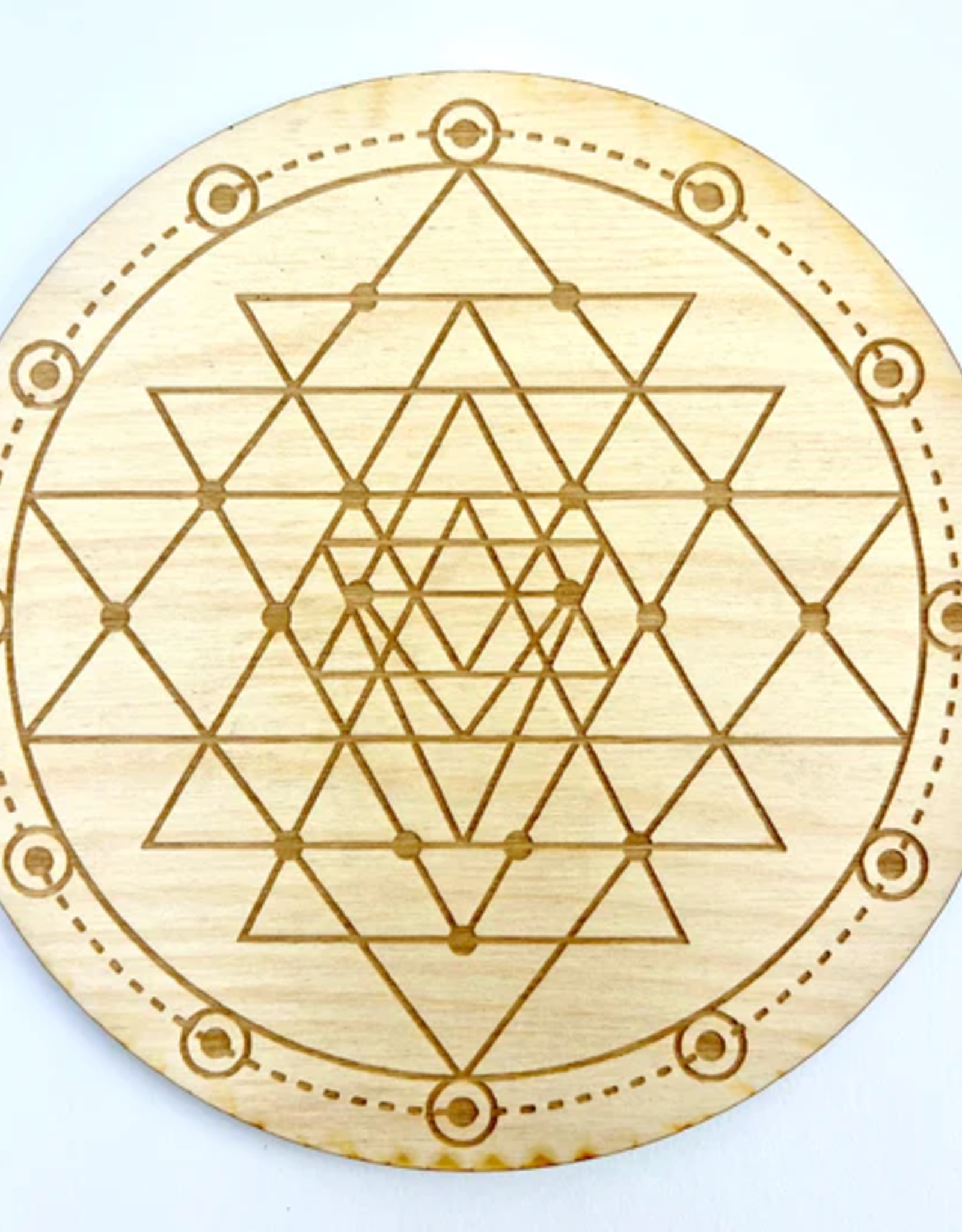 Sri Yantra Crystal Grid
