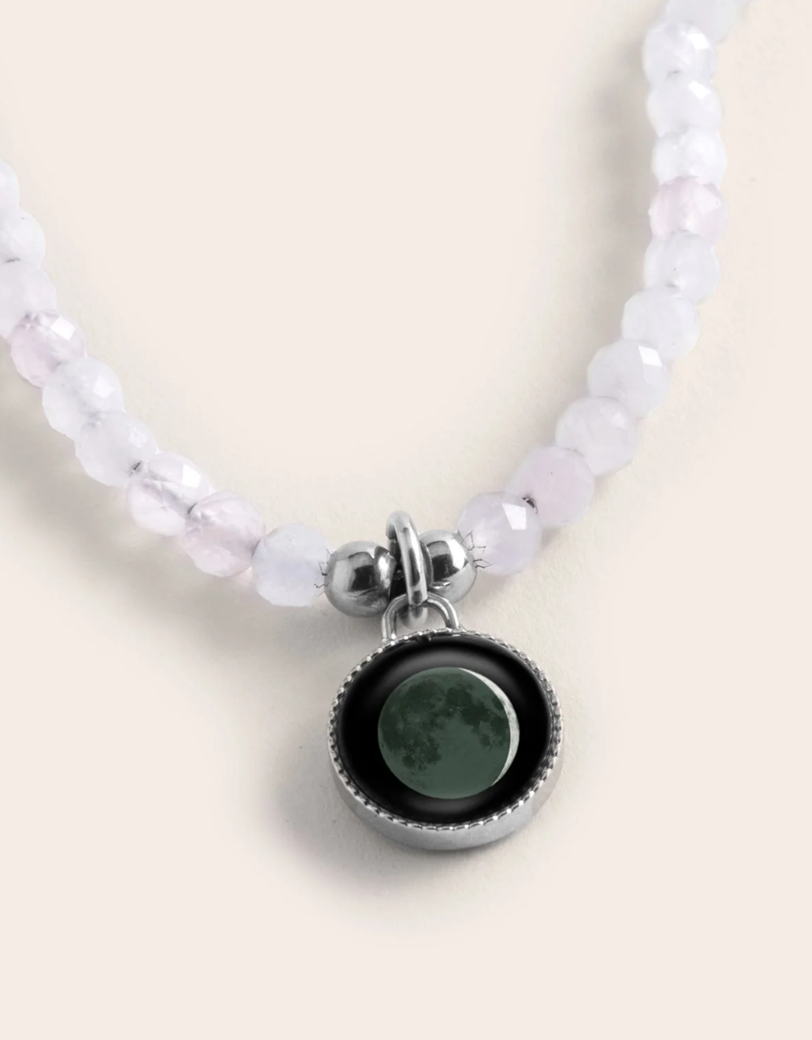 Bhavana Crystal Necklace Rose Quartz