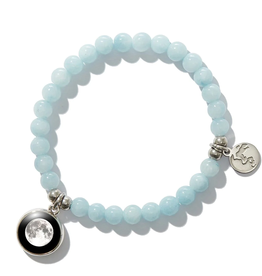 *Calm & Glow Bead Bracelet Angelite