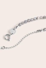 *Bhavana Crystal Necklace  Gray Agate