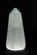 Selenite Obelisk Standing Points | 10 cm | Morocco