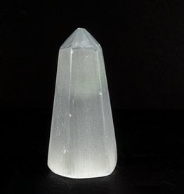 Selenite Obelisk Standing Points | 10 cm | Morocco