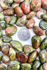 Unakite | Tumbled | 15-25mm | Canada