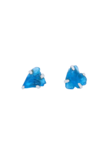 Apatite Stud Earrings Rough