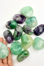 Fluorite | "A" Grade | Tumbled | Natural Palmstone | 40-60mm