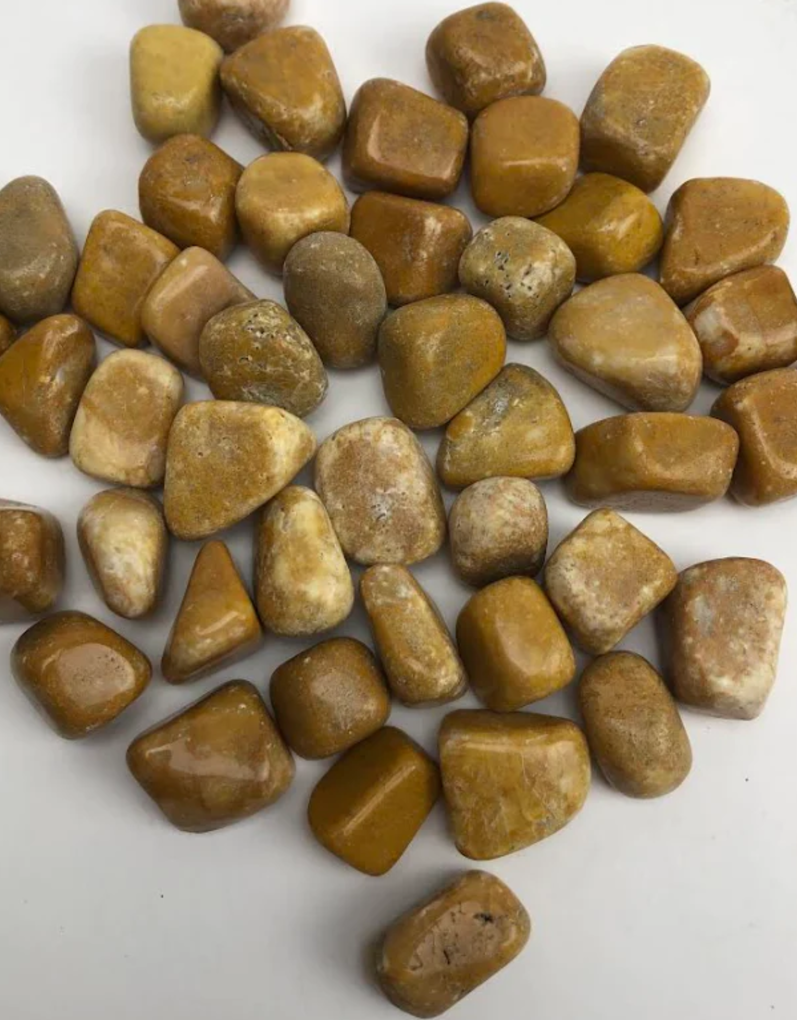 Yellow Jade Tumbled 15-25mm