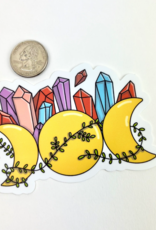 Triple Moon Crystals Sticker