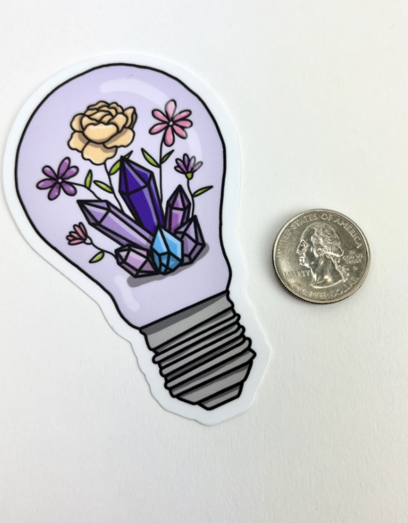Pelham Grayson Crystal Light Bulb Sticker