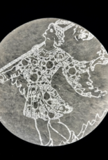 The Fool | Major Arcana Etched | Selenite Crystal Charging Plate | 9-10 cm
