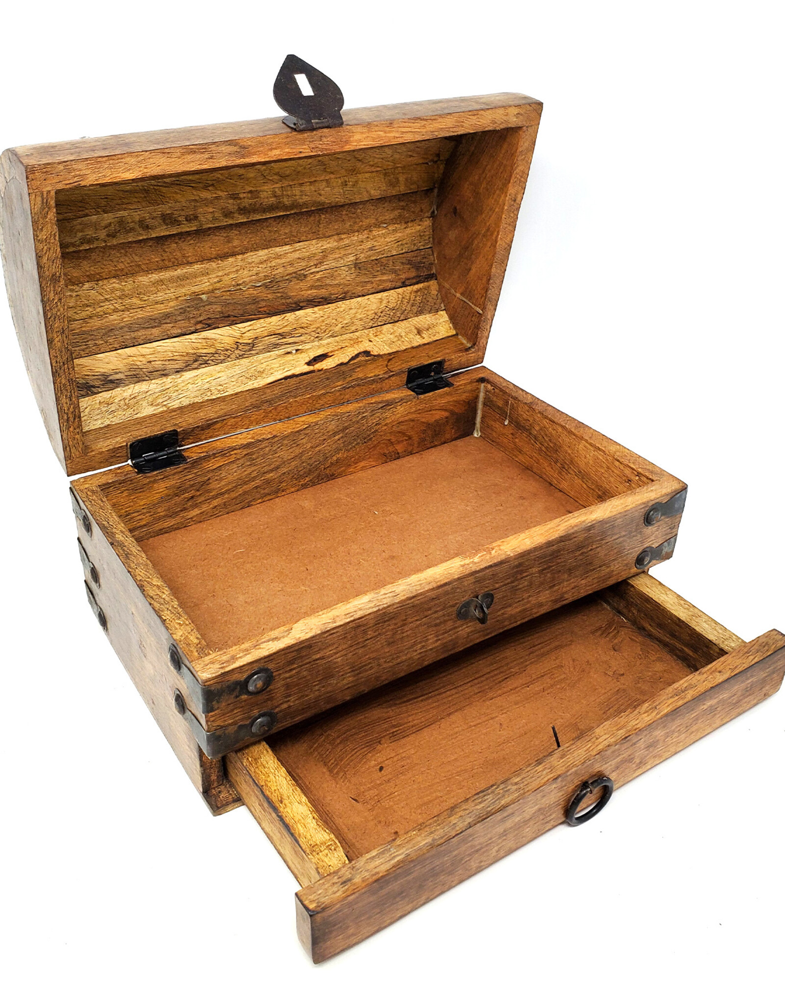 Celtic Cross Treasure Chest 10" x 6" x 6" Becca