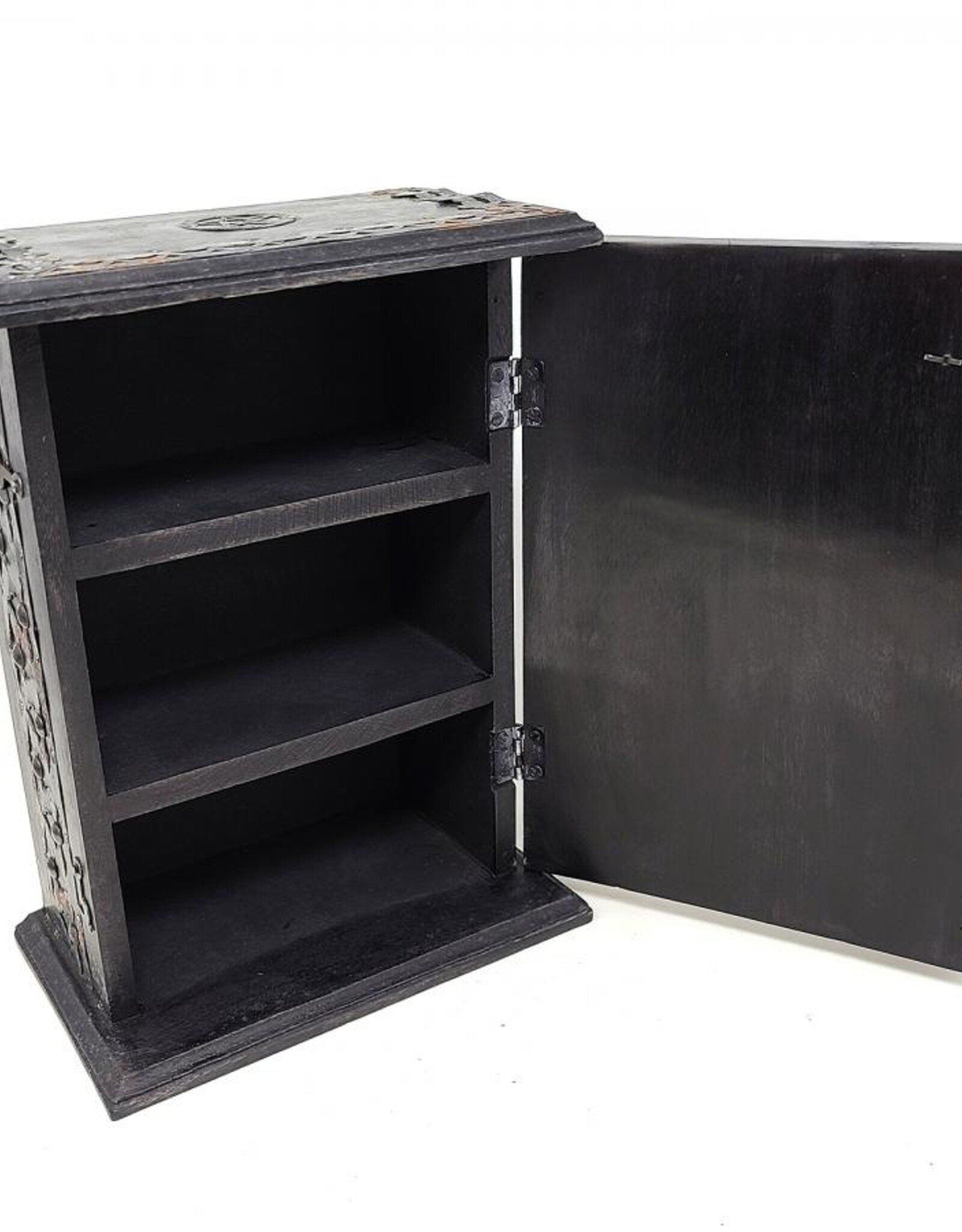 Chest - Wood Pentagram & Celtic Cross 11 x 8 x 4.5