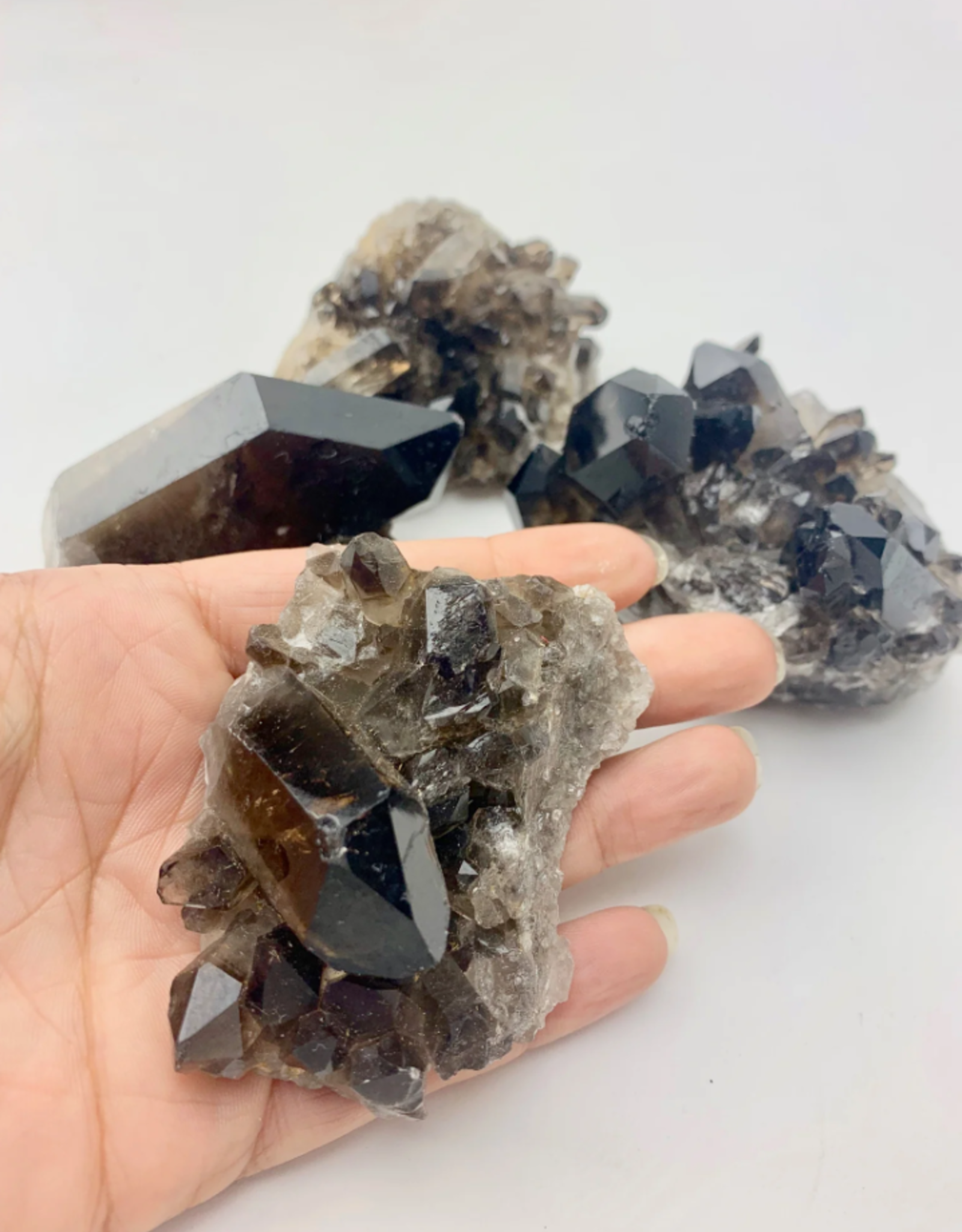 Smoky Quartz Cluster |