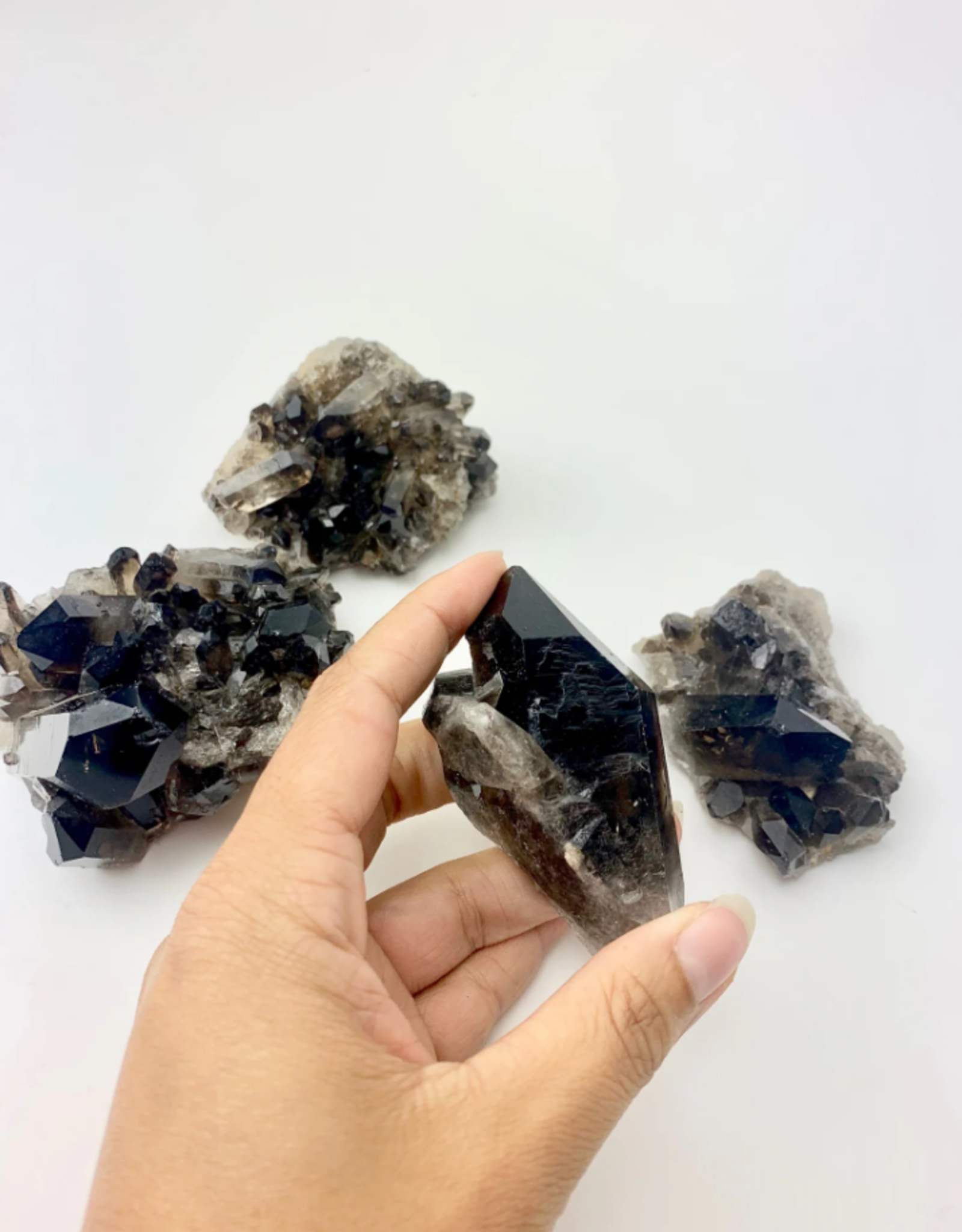 Smoky Quartz Cluster |