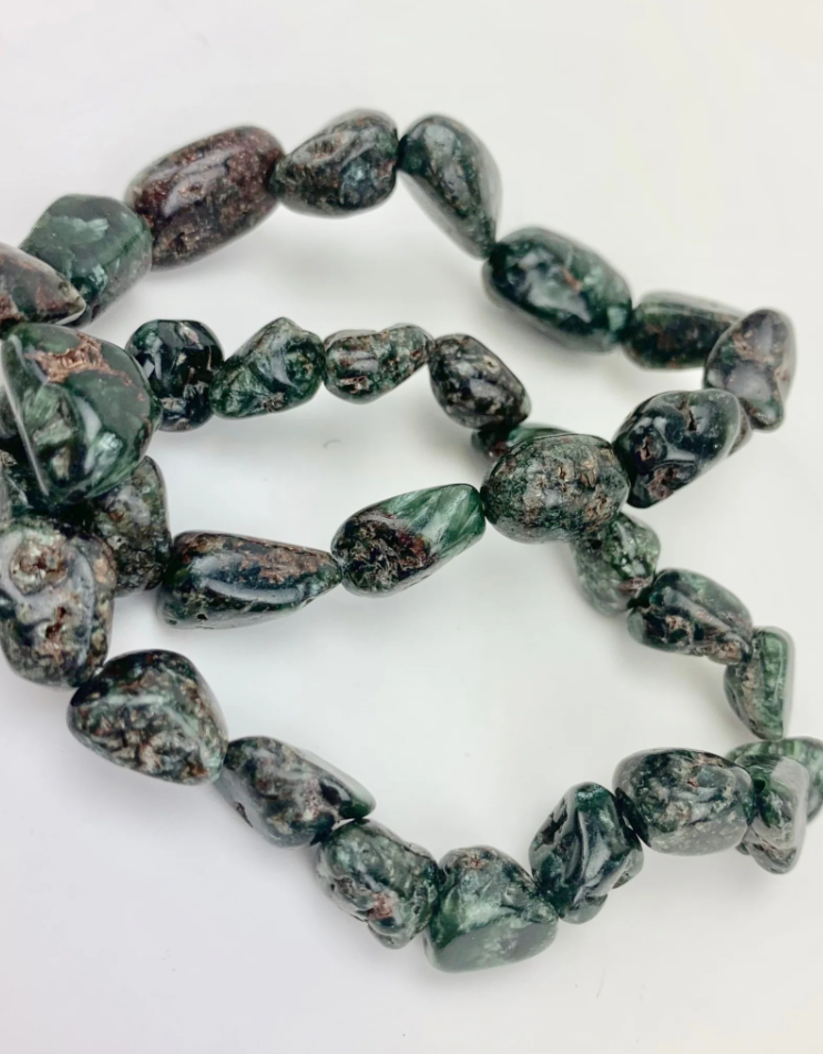 Seraphinite Tumbled Bracelet