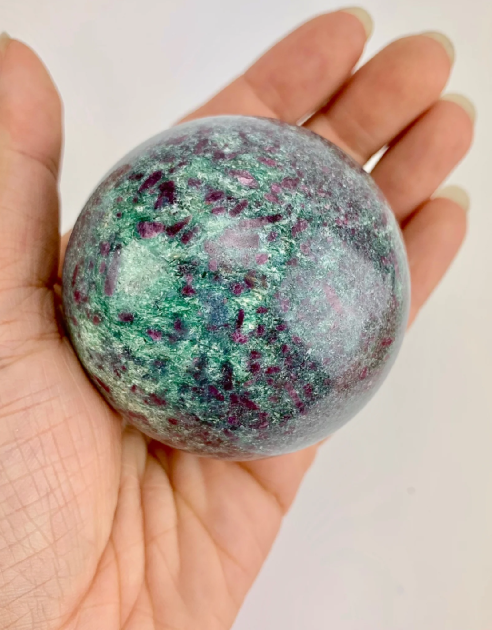 Pelham Grayson Ruby Fuchsite Kyanite Sphere | 40-50MM | India