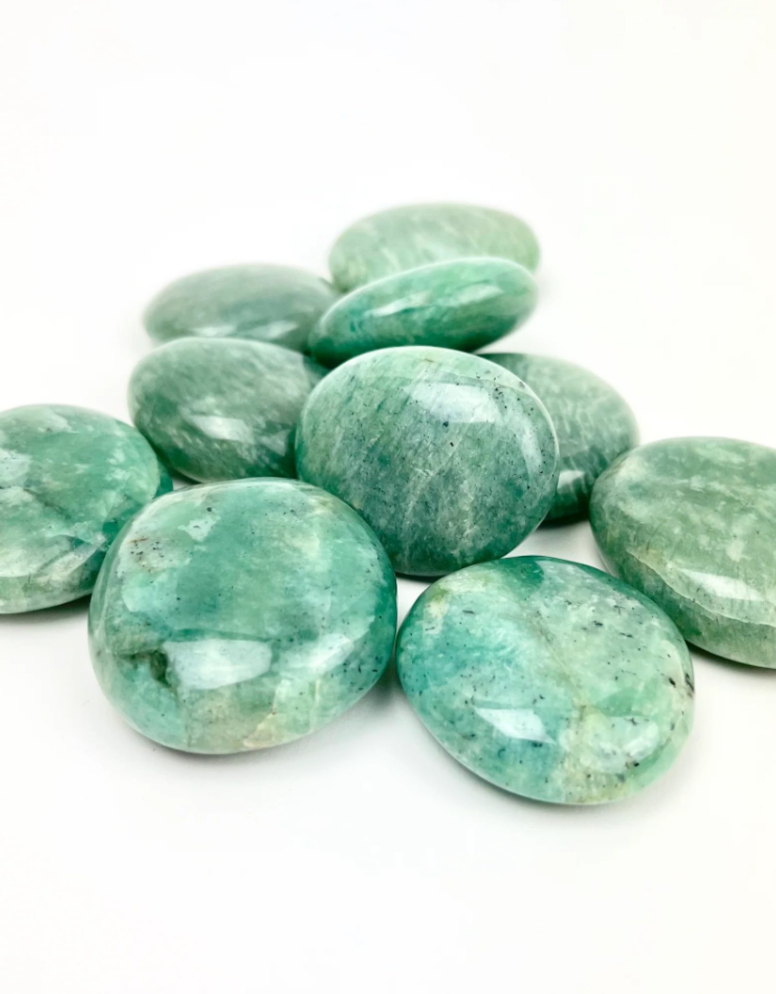 Amazonite Palmstone | 35-55MM | Madagascar