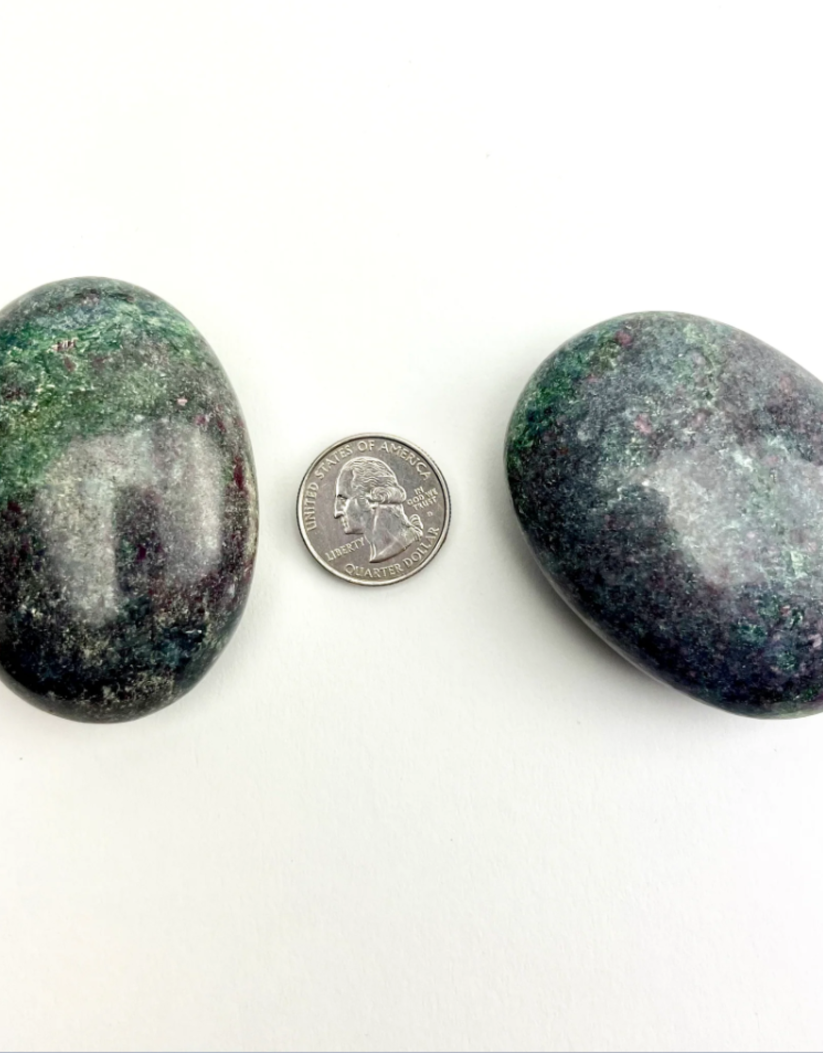 Ruby Fuchsite Kyanite | Palmstone | 60-70mm | India