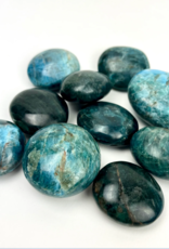 Pelham Grayson Blue Apatite Palmstone | 30-40MM | Madagascar