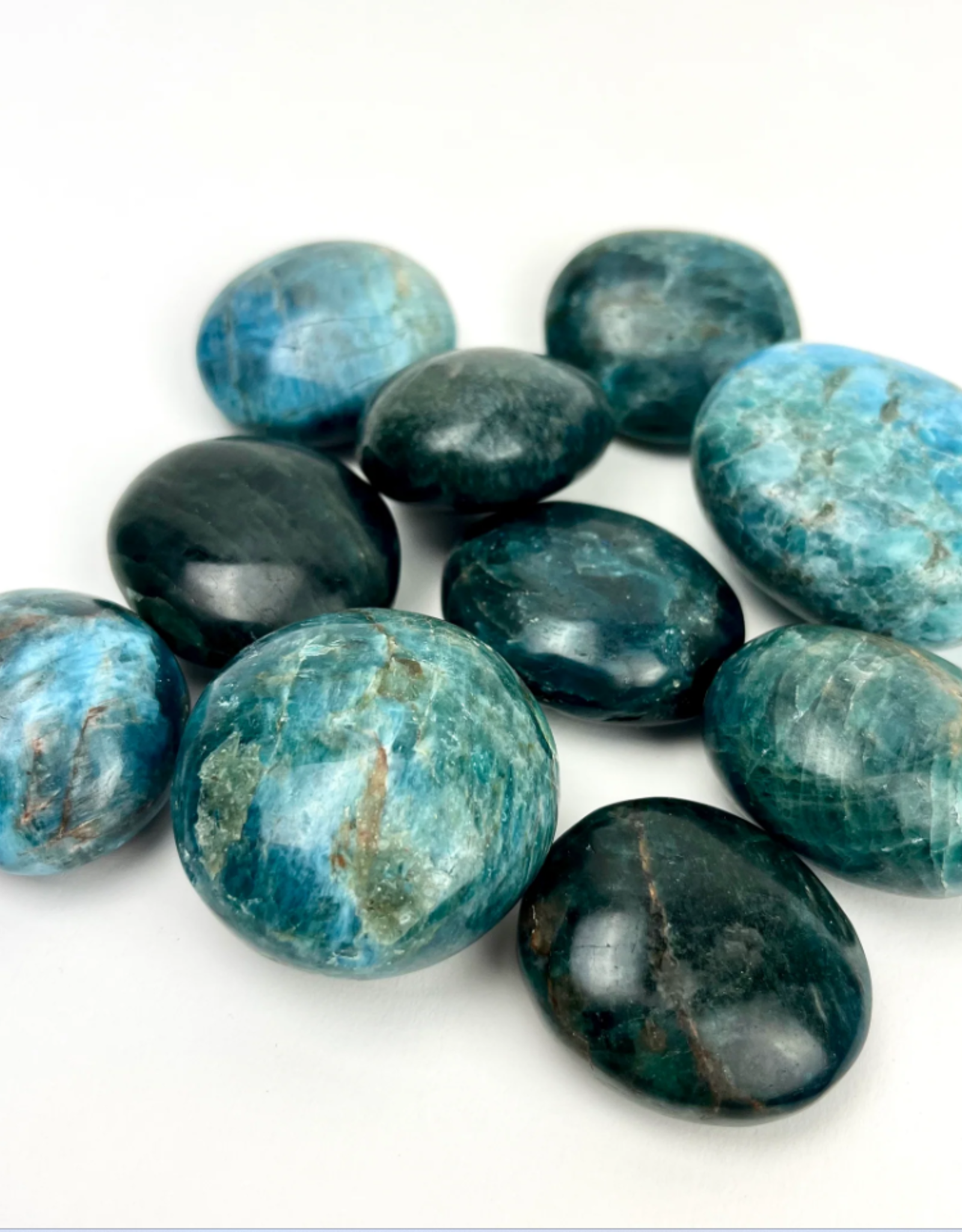 Blue Apatite | Palmstone | 30-40mm