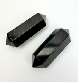 Pelham Grayson Shungite Double Terminated Point | 70-75MM | Russia