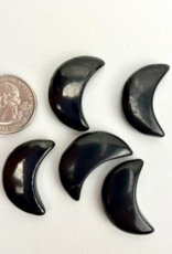 Shungite Crescent Moon | 29mm