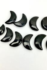 Shungite Crescent Moon | 29mm