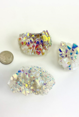 Angel Aura Cluster | 50-70MM | Heat Treated Quartz