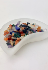 Selenite Moon Bowl | 10 cm | Morocco