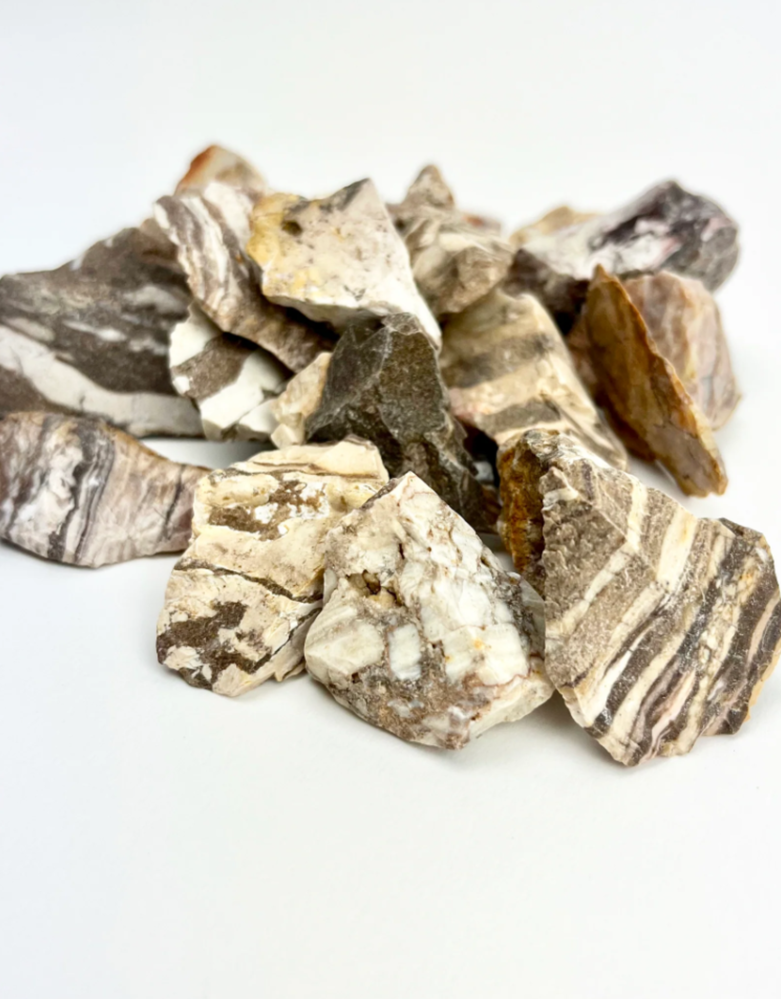 Zebra Jasper| Rough |  1-1.5 " | Brazil