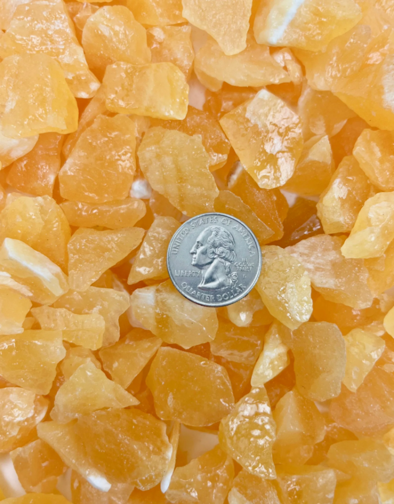Pelham Grayson Orange Calcite Rough | 25-50MM | Mexico