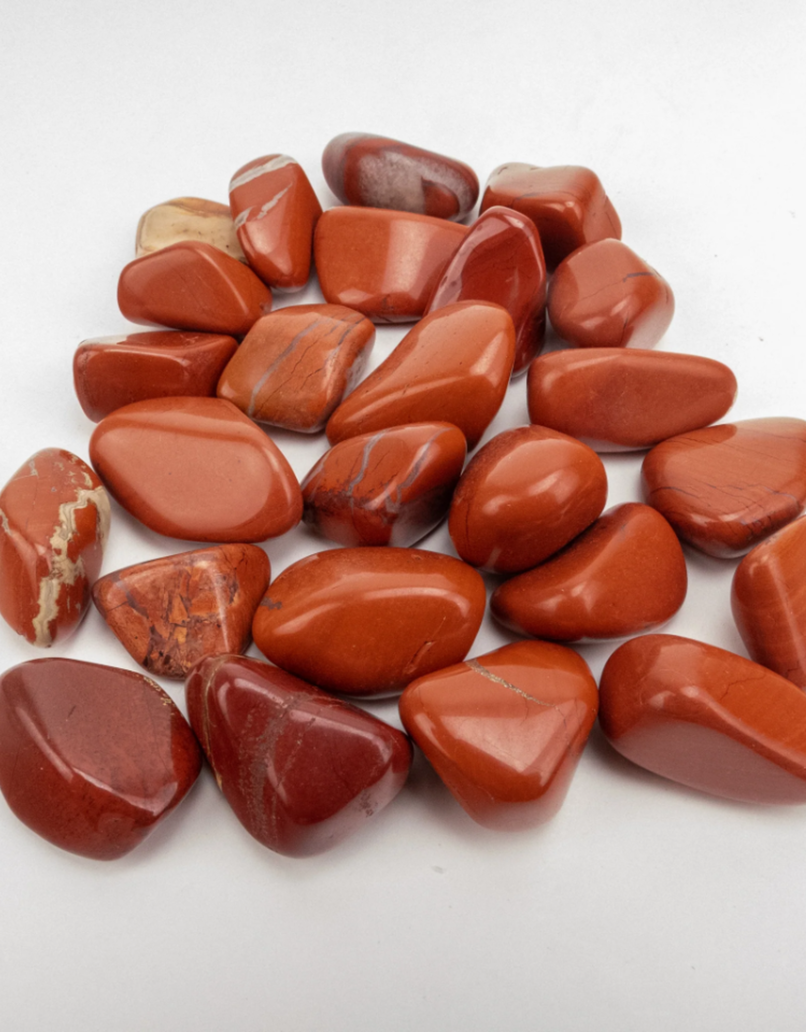 Red & White Jasper | Tumbled | 30-40mm | South Africa