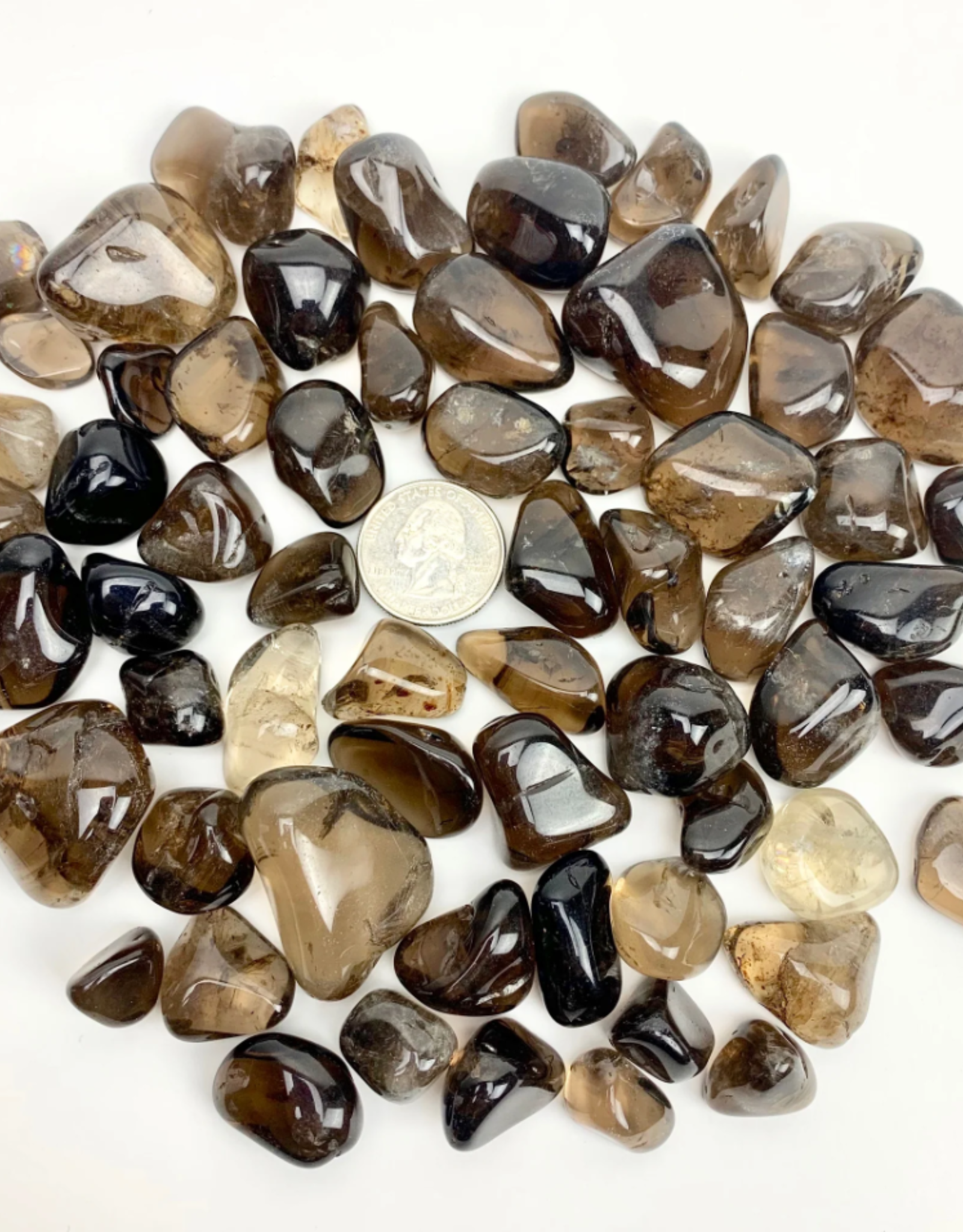 Smoky Quartz Tumbled | 10-25MM | Brazil