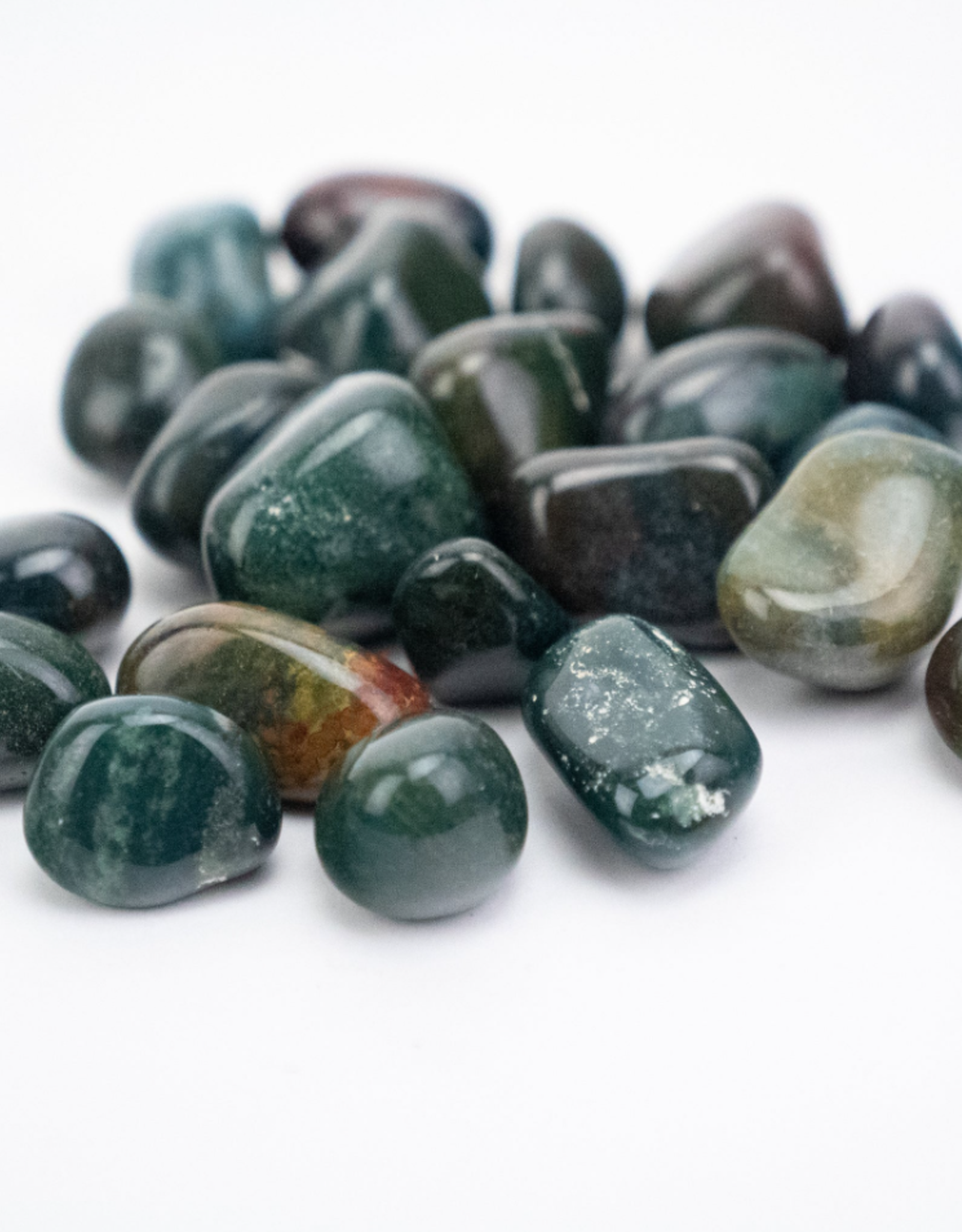 Bloodstone "Heliotrope"| Tumbled | 20-30mm | India