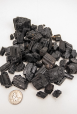 Black Tourmaline Rough | 10-25 MM | Brazil