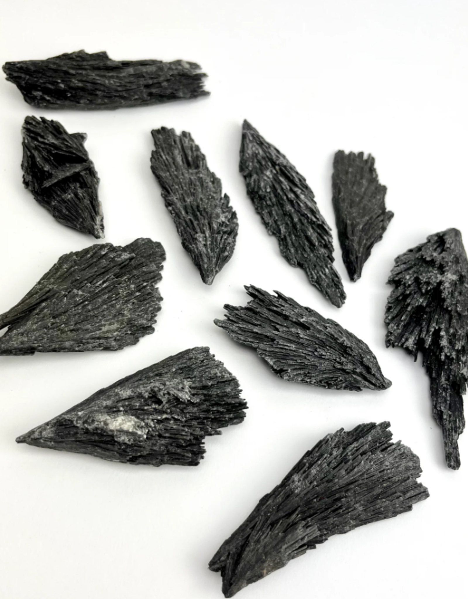 Black Kyanite Fan | 25-30MM | Brazil