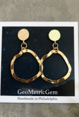 GeoMetricGem *Wave Earrings