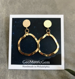 GeoMetricGem *Wave Earrings