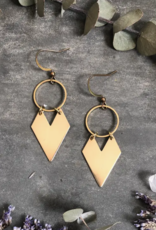 *Jane Earrings - Brass