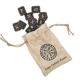 Ritual Pursuits Elder Futhark Runes in Coal