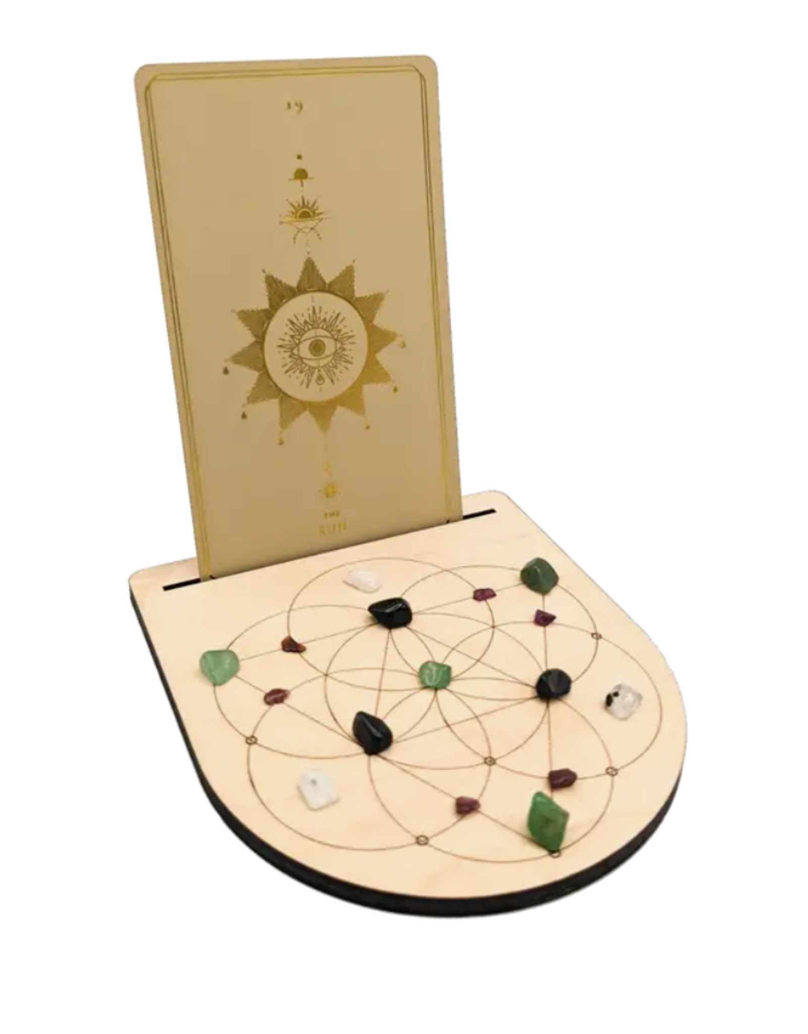 *Ritual Pursuits *Seed of Life Crystal Grid + Card Stand